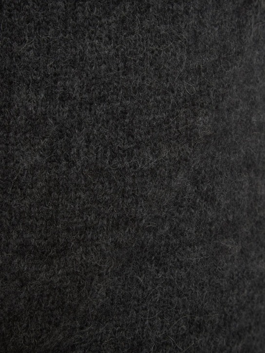 The Garment: Mini Slipper aus Wollmischgewebe „Verbier“