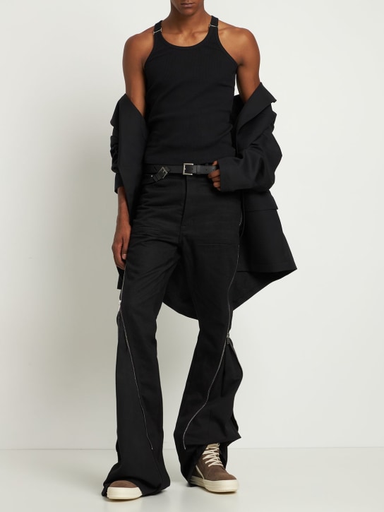 Dion Lee - Débardeur en coton côtelé E-Hook