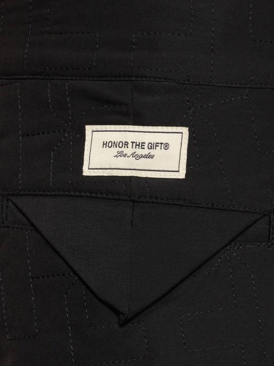Honor the Gift: Quilted pants w/ logo