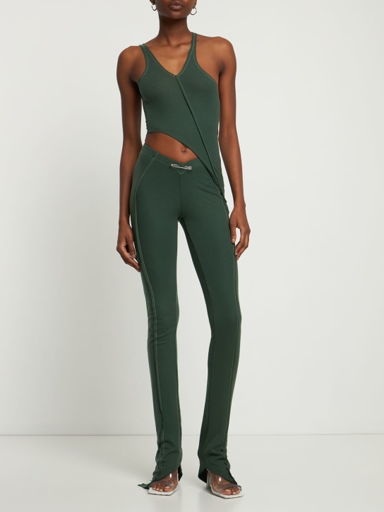 Sami Miro Vintage - Asymmetric one shoulder jersey tank top