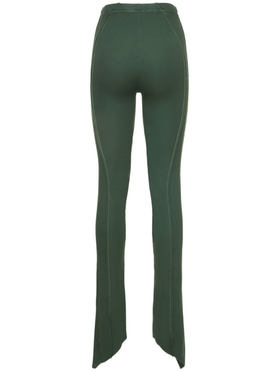 Sami Miro Vintage: Stretch jersey pants w/ seams