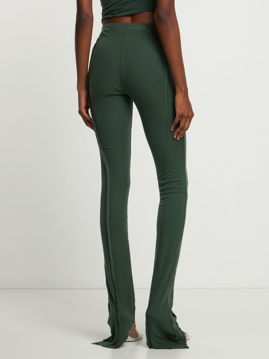 Sami Miro Vintage: Stretch jersey pants w/ seams