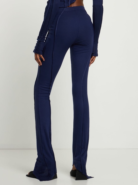 Sami Miro Vintage: Pantaloni in jersey stretch / cuciture