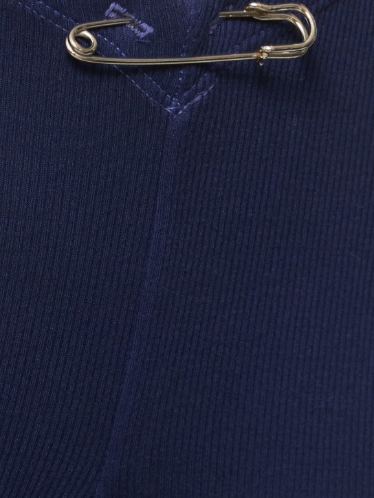 Sami Miro Vintage: Pantaloni in jersey stretch / cuciture