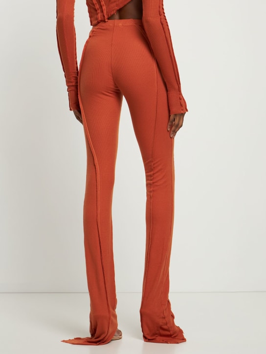 Sami Miro Vintage: Pantalon en jersey stretch détail coutures