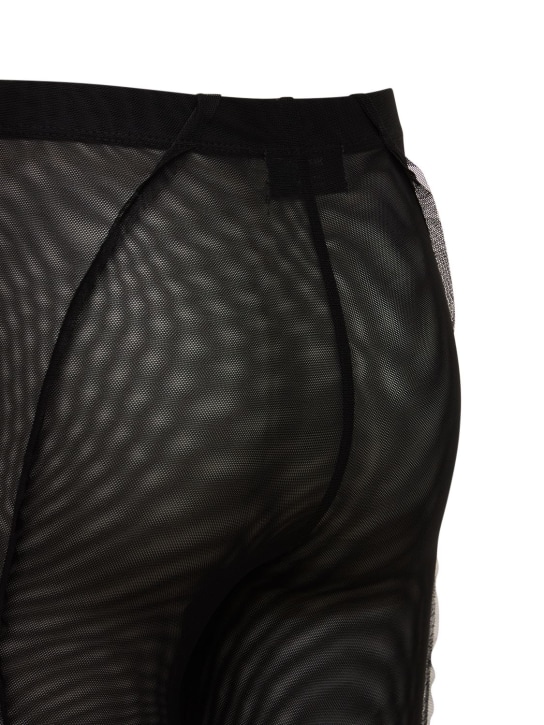 Sami Miro Vintage: Asymmetric mesh pants