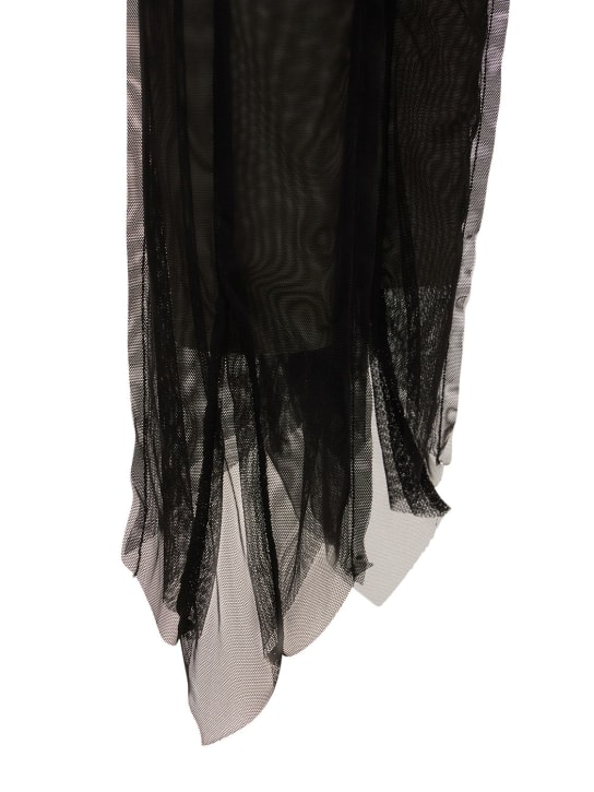 Sami Miro Vintage: Asymmetric mesh pants
