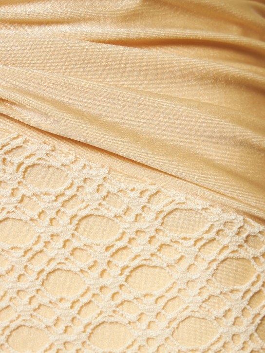 Patbo: Bas de bikini en crochet Monstera