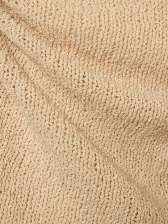 Zulu & Zephyr: Cotton blend textured knitted shorts