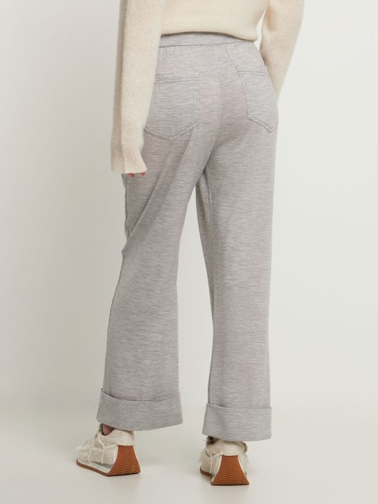 Brunello Cucinelli: Pantalon ample en laine et cachemire
