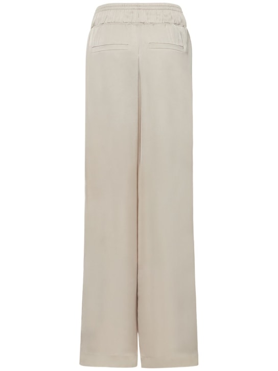 Brunello Cucinelli: Pantaloni larghi in raso