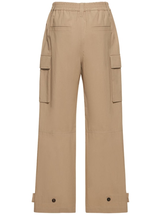 Brunello Cucinelli: Cotton poplin wide cargo pants
