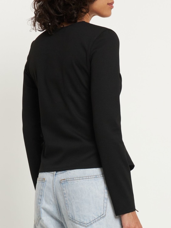 Sid Neigum: Top in jersey di viscosa stretch