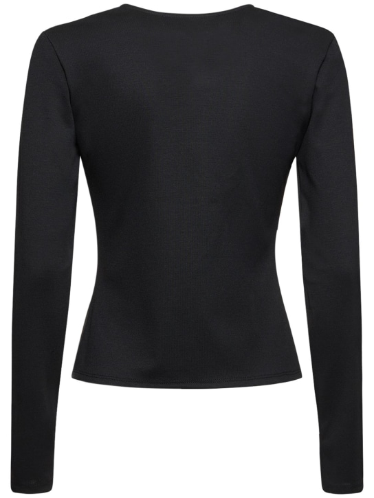 Sid Neigum: Top in jersey di viscosa stretch