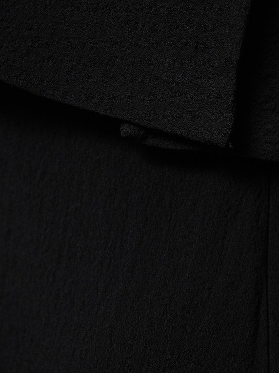 Bite Studios: Robe midi sans bretelles en viscose Artist