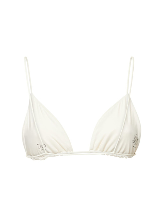 Ziah: Fine strap triangle bikini top
