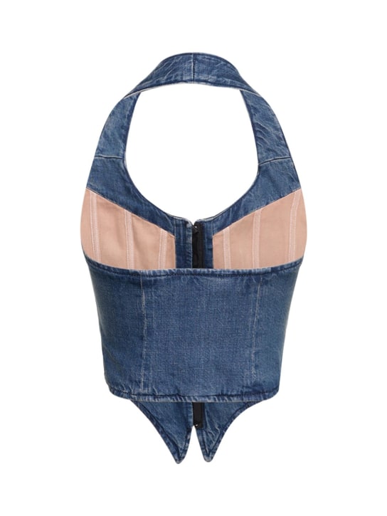 Miaou: Gilet Dani in denim di cotone