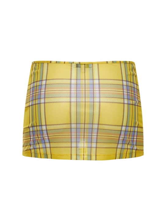 Miaou: Elektra checked mini skirt