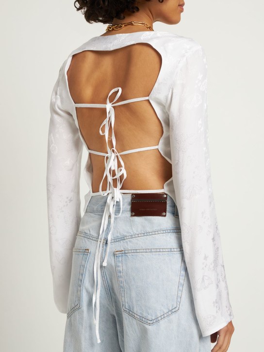 Musier Paris: Top Carmen jacquard