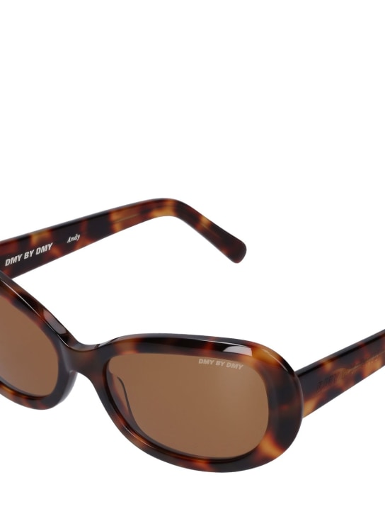 DMY Studios: Lunettes de soleil rondes en acétate Andy