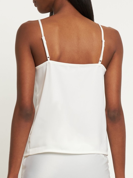 Musier Paris: OBERTEIL AUS SATIN UND SPITZE „FORCINA“