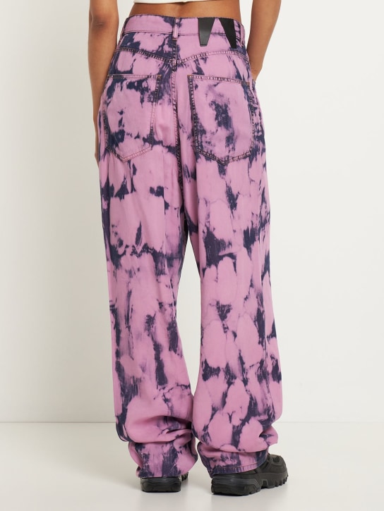 Darkpark: Pantalon large fluide imprimé Alice