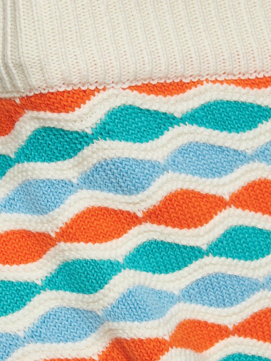 Alessandra Rich: Slip in maglia jacquard
