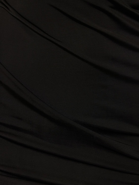 Louisa Ballou: Short dress with bare shoulder