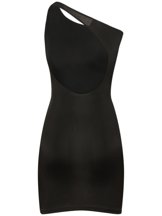 Louisa Ballou: Short dress with bare shoulder