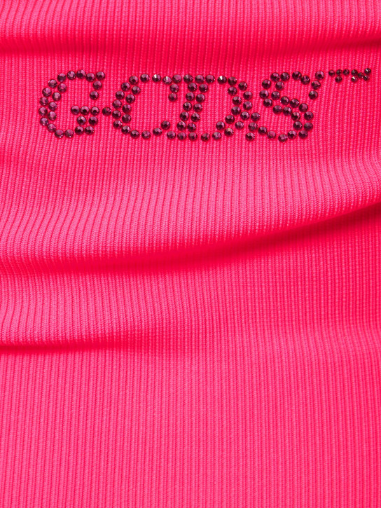 GCDS: GCDS bling mini dress