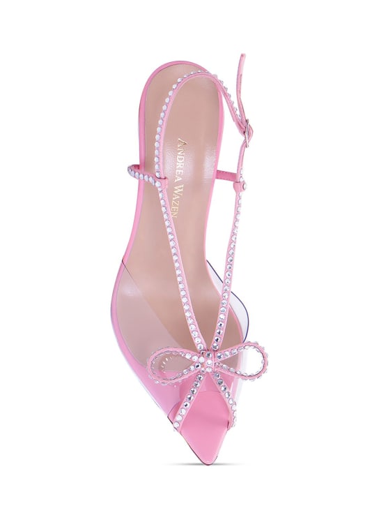 Andrea Wazen: Sandali Kay in pelle e PVC 105mm