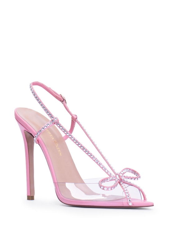 Andrea Wazen: Sandali Kay in pelle e PVC 105mm