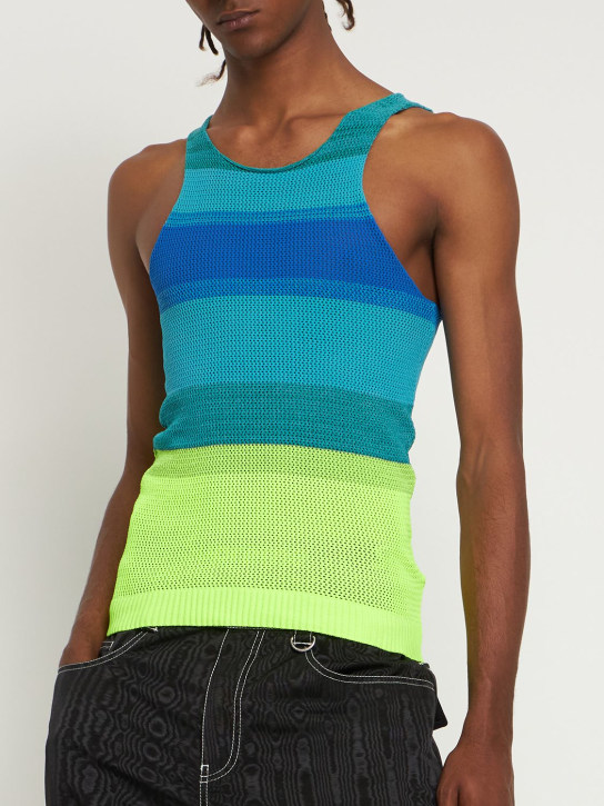 Agr: Débardeur en maille stretch à rayures