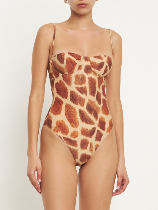 Weworewhat - Balconette onepiece swimsuit