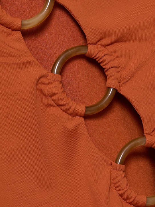 Weworewhat: One shoulder o ring onepiece swimsuit
