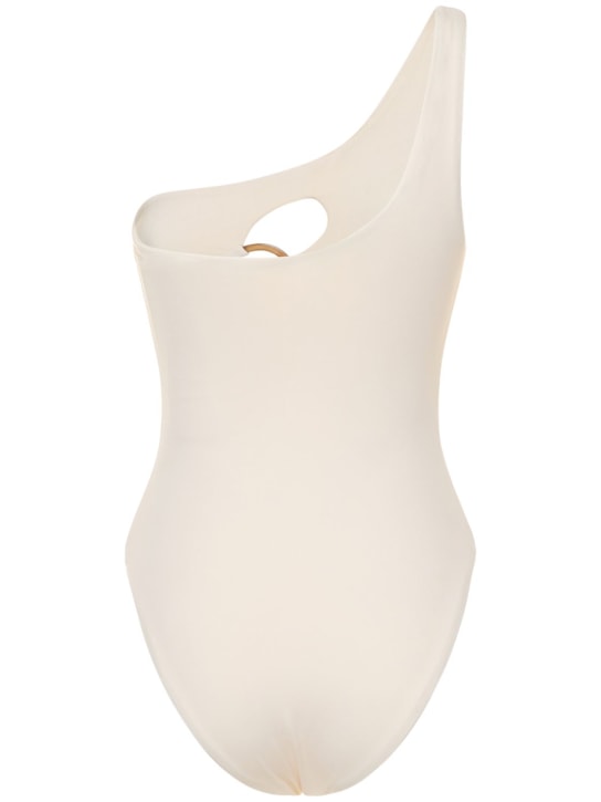 Weworewhat - One shoulder o ring onepiece swimsuit