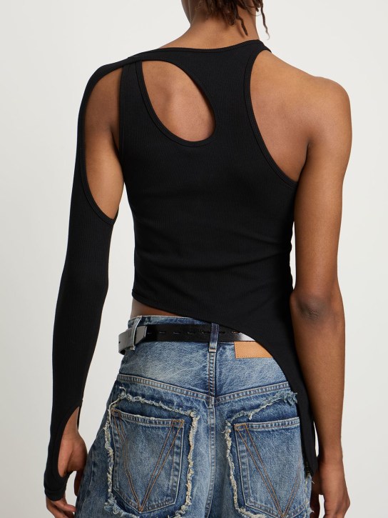 Dion Lee: Haut manches longues Bone Marle
