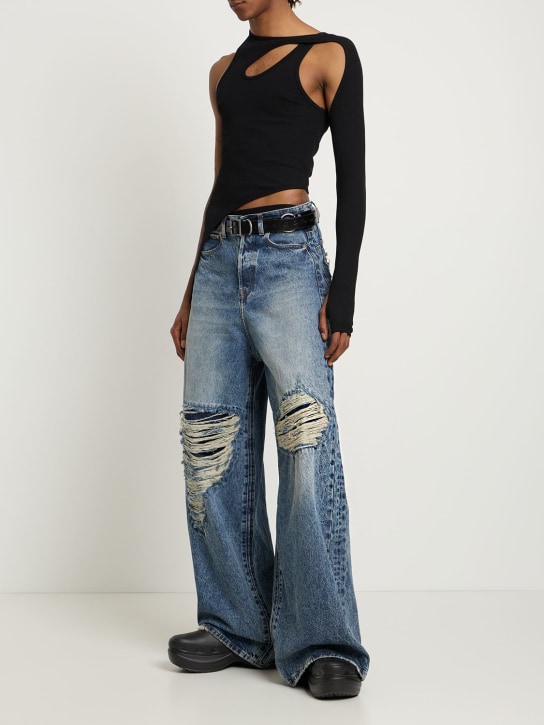 Dion Lee - Haut manches longues Bone Marle