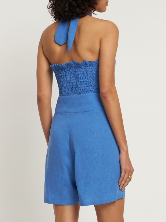 FÊTE IMPÉRIALE: Liera linen blend romper