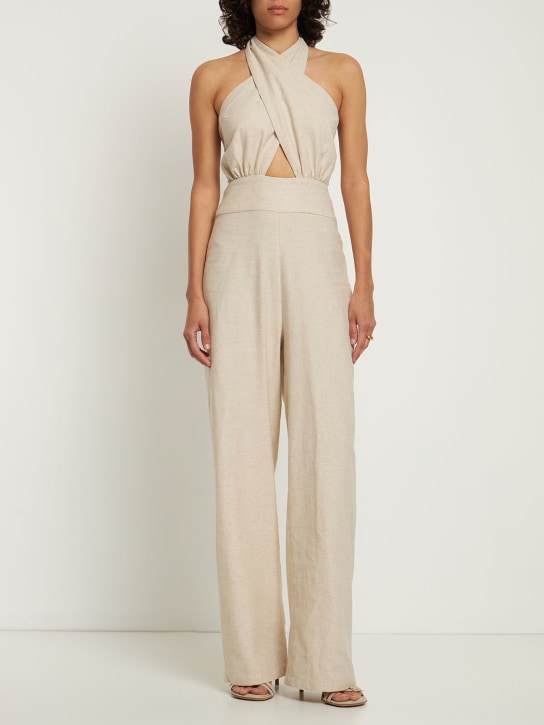 FÊTE IMPÉRIALE: Petra cotton blend jumpsuit