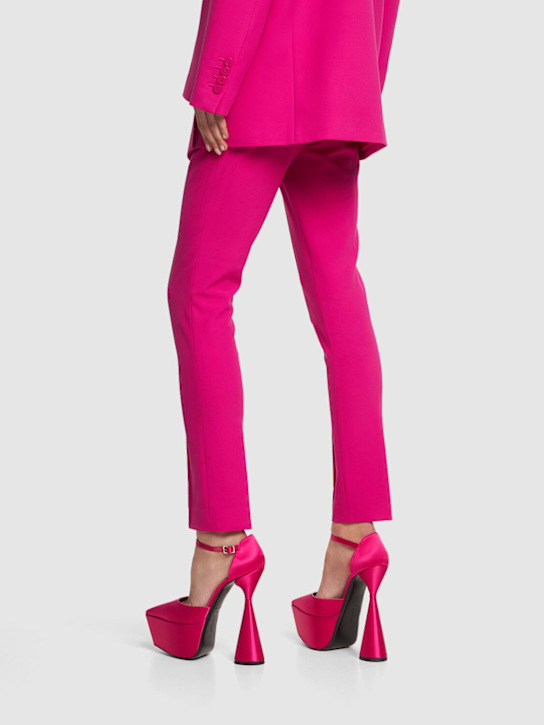 D'accori - 150mm hohe Pumps aus Satin „Reign“