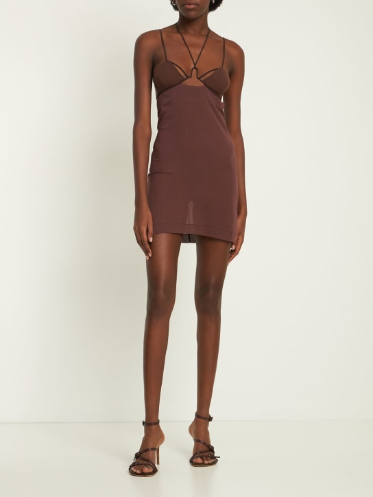 Nensi Dojaka - Wire bra mini dress