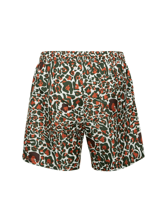 SAM DIEGO: BADESHORTS AUS TECHNOSTOFF „RAQUETE“