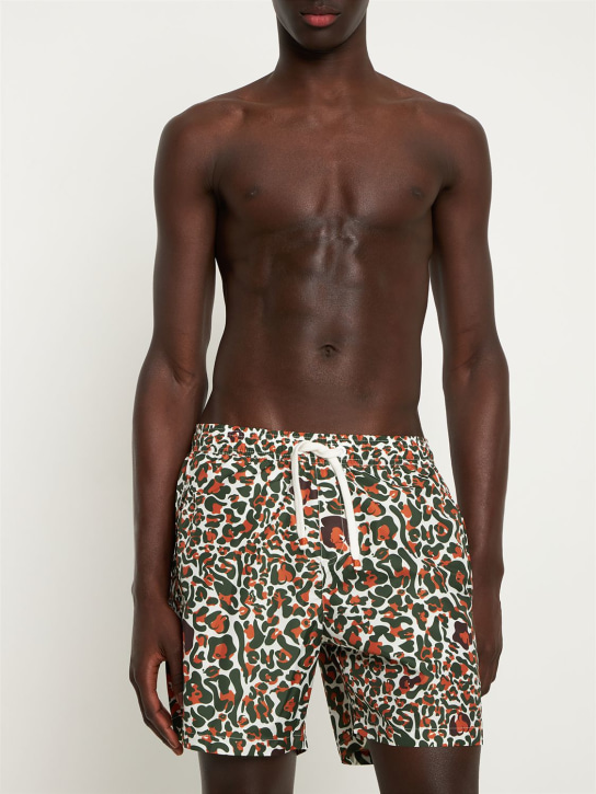 SAM DIEGO - BADESHORTS AUS TECHNOSTOFF „RAQUETE“