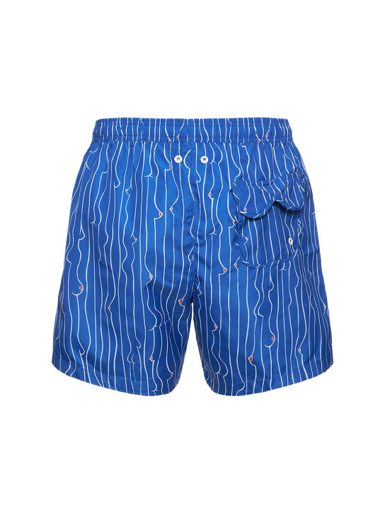 SAM DIEGO: BADESHORTS AUS TECHNOSTOFF MIT DRUCK