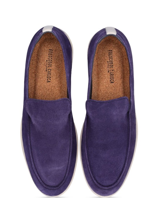 Frescobol Carioca: Mocassins en daim Miguel