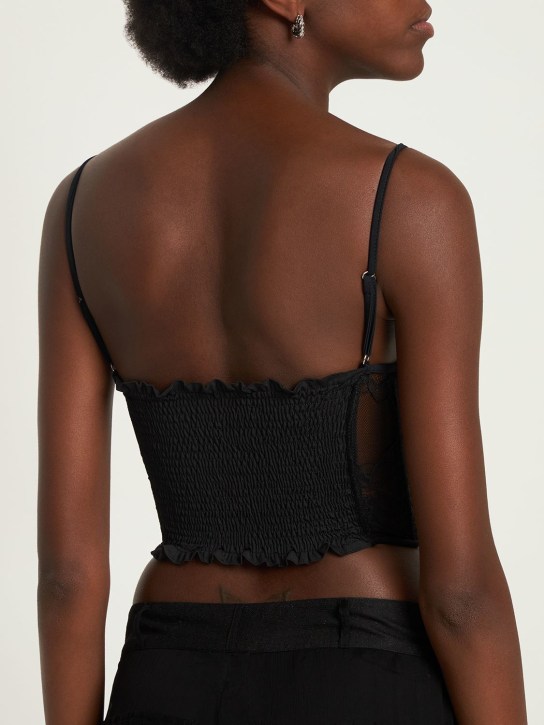Leslie Amon: Top bustier 90s stretch