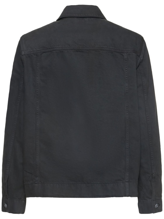 Objects Iv Life: Logo print cotton denim jacket
