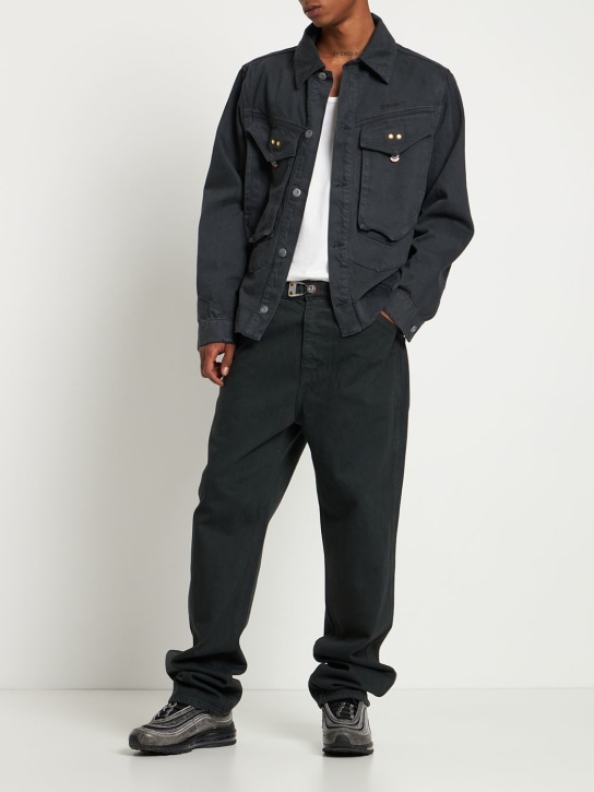 Objects Iv Life: 21cm Straight cotton denim jeans