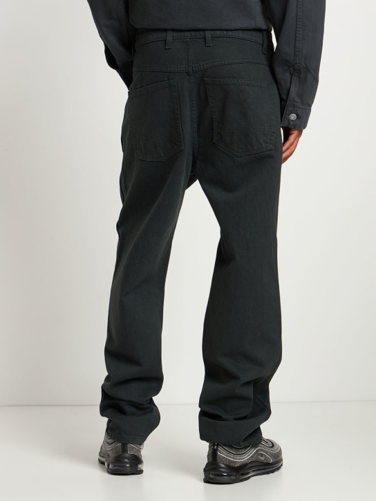 Objects Iv Life: 21cm Straight cotton denim jeans